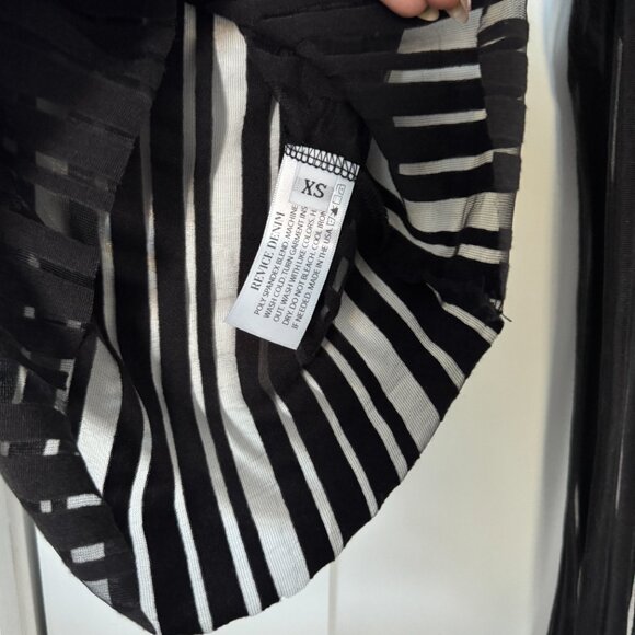 Revice Denim Sheer Long Sleeve Top - Picture 4 of 5